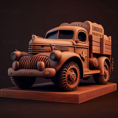 3D model Dodge WC 51 (STL)